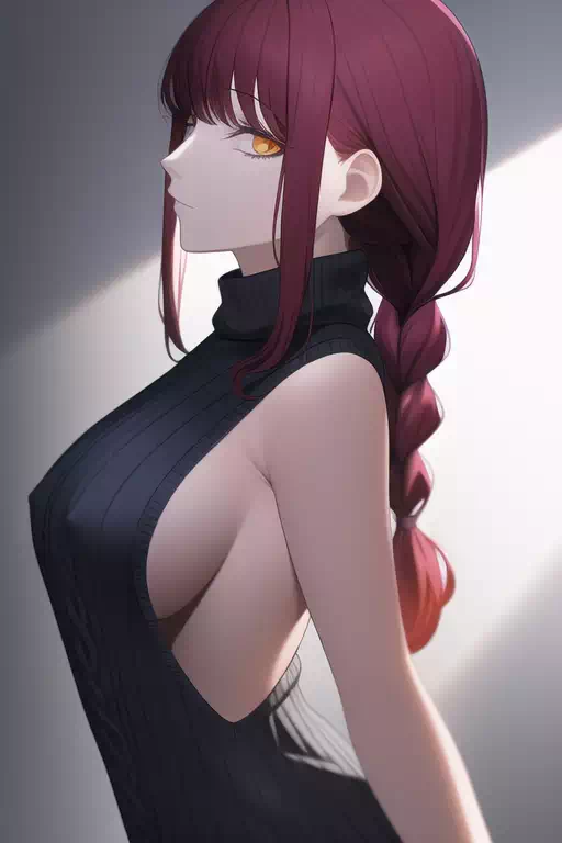 例のセーターを着たマキマさん