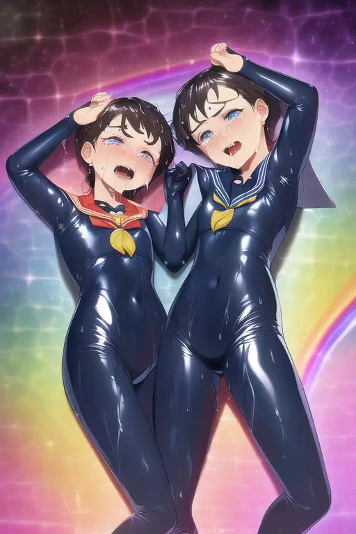 【NovelAI】Wet sailor rubber boys6