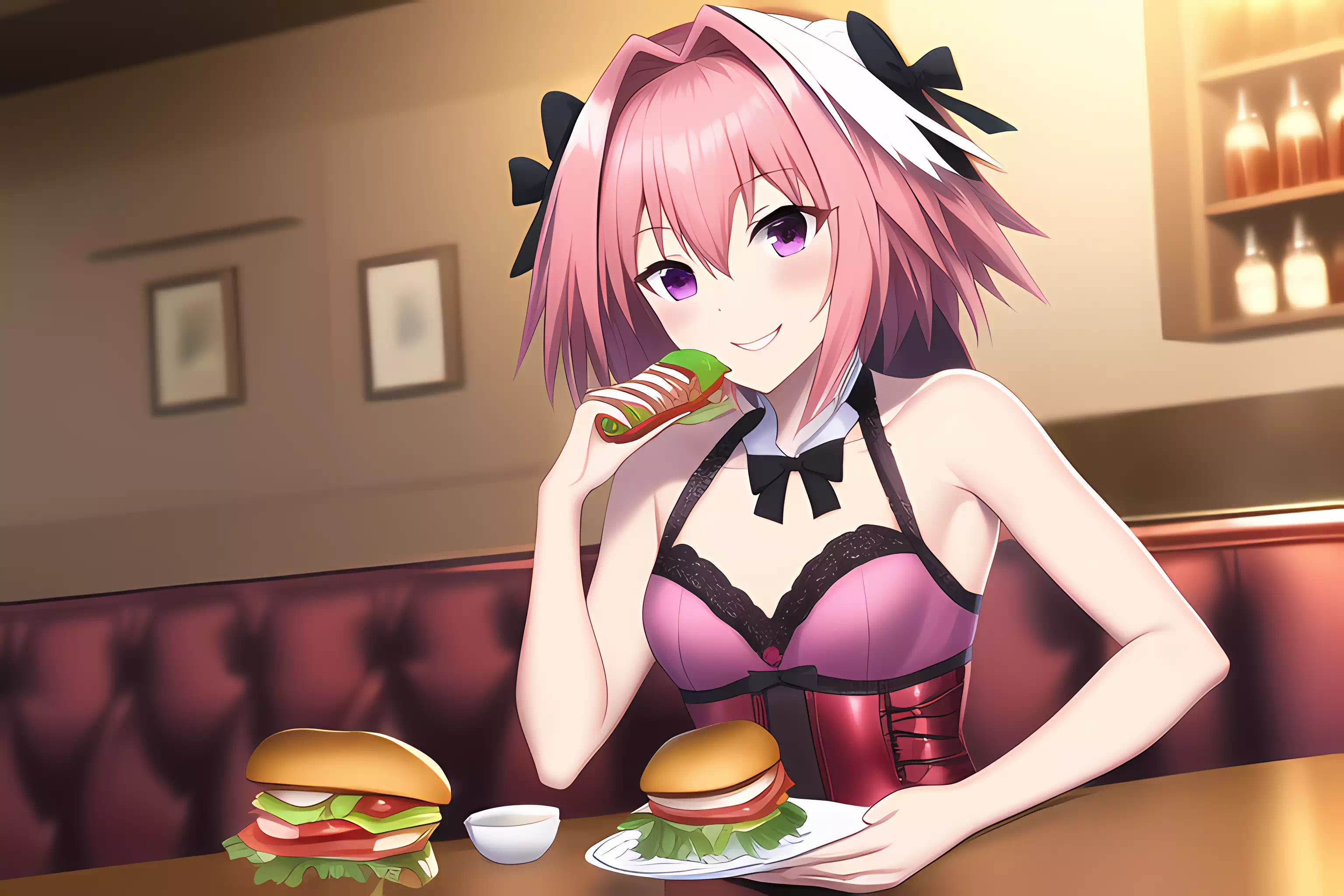 女体化アストルフォとデート(Date with Astolfo)