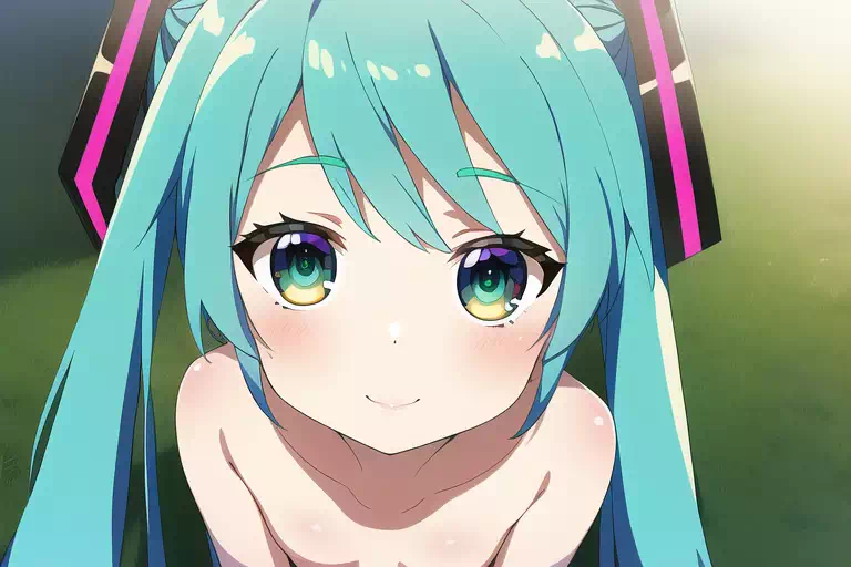 初音ミクさんでヌード