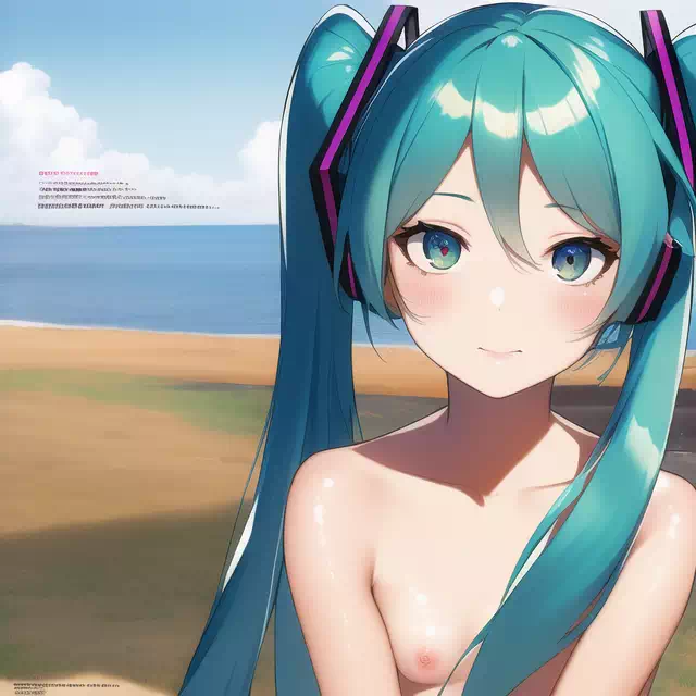 初音ミクさんでヌード