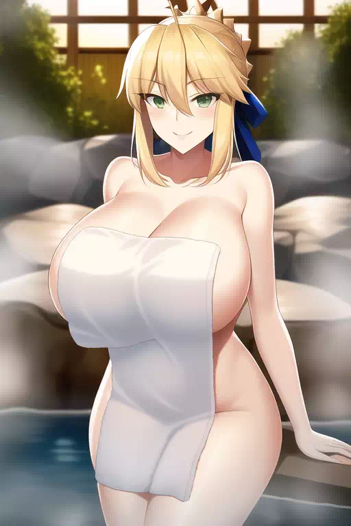 Enhanced Saber at the spa