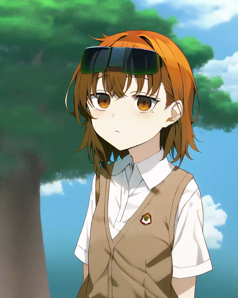 Pensive Misaka