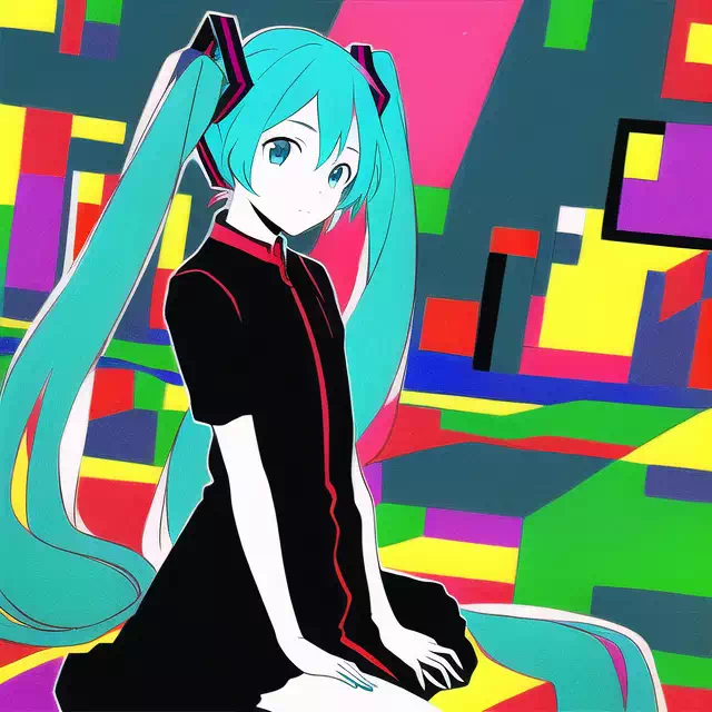 [NovelAI] Abstract miku