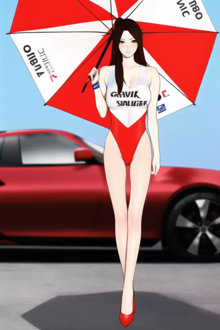 【AIバージョン】レースクイーンになったハンビョルくん