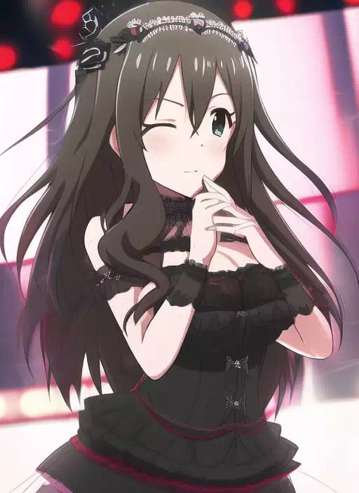 Shibuya Rin but In AI style