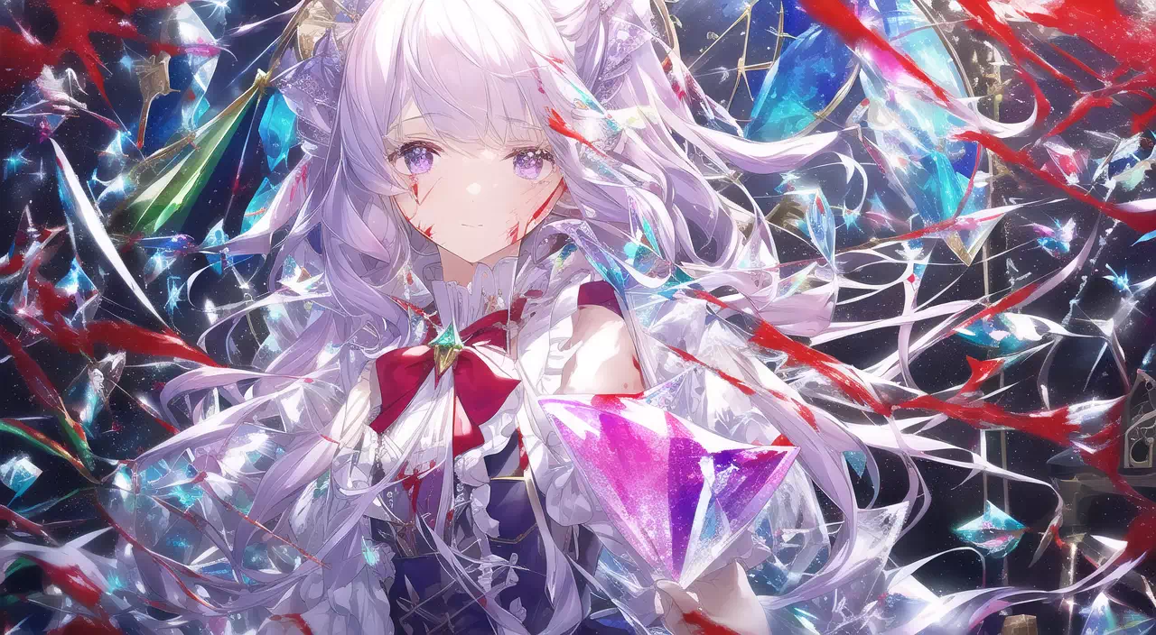 novelai，crystal girl