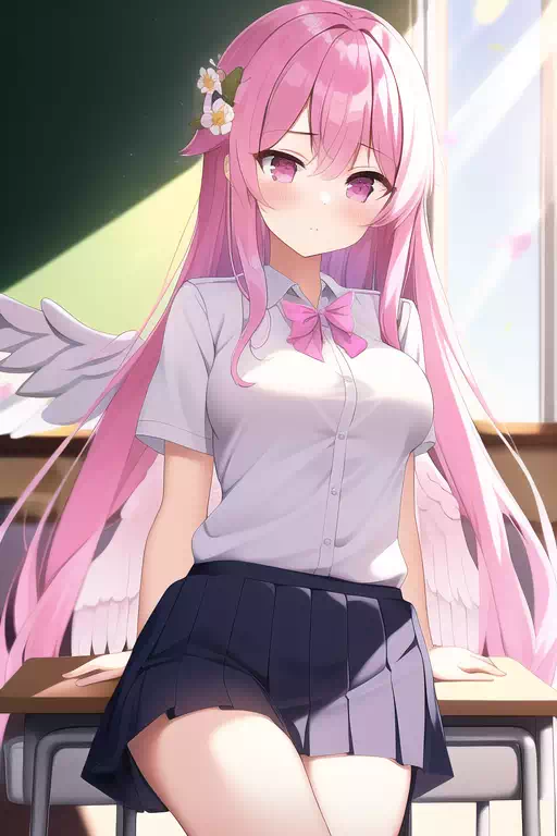 angel in classroom