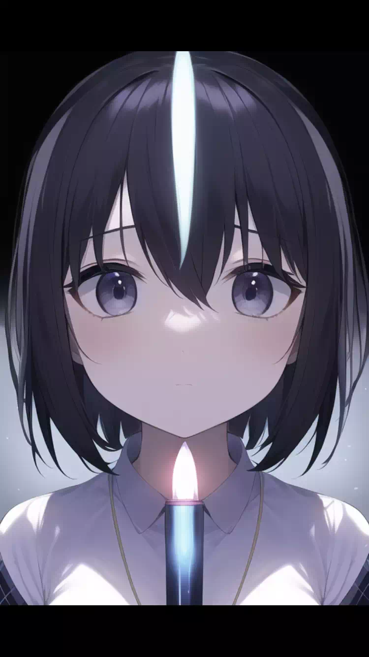 staring at a penlight