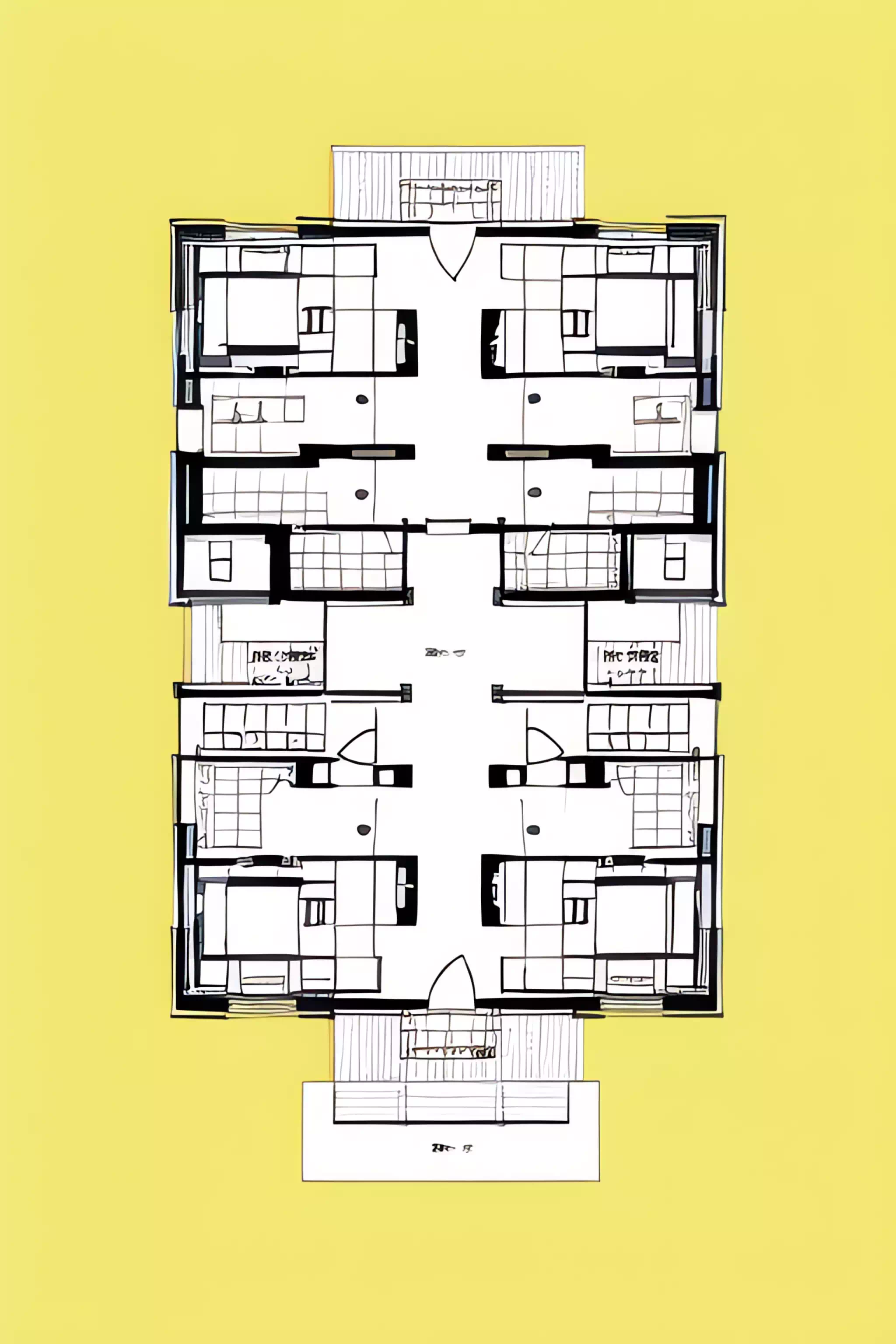 NovelAI Floor plan design