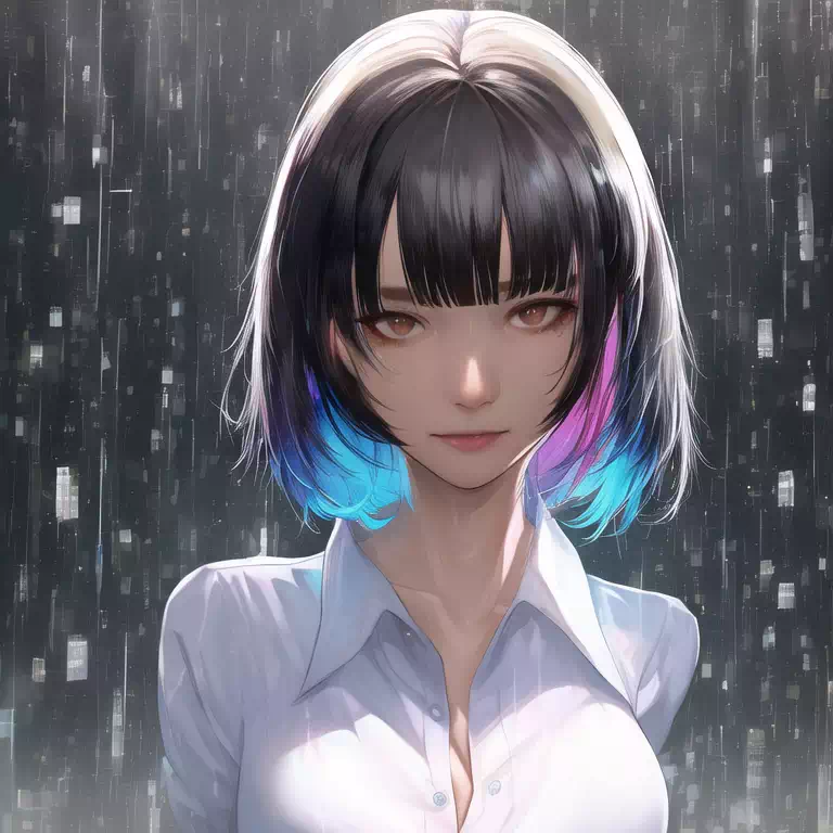 wataboku‘s girl(rain, city)