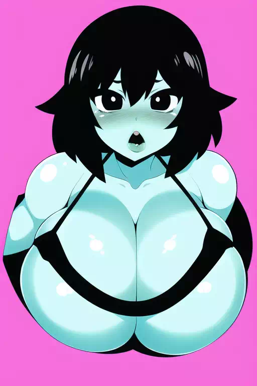 Blue Cutie Cleavage Goblin