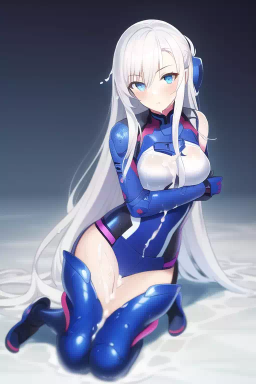 白髪娘　プラグスーツ