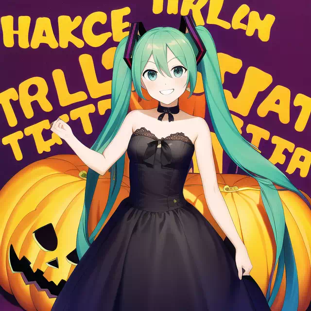 初音ミク　ハロウィン