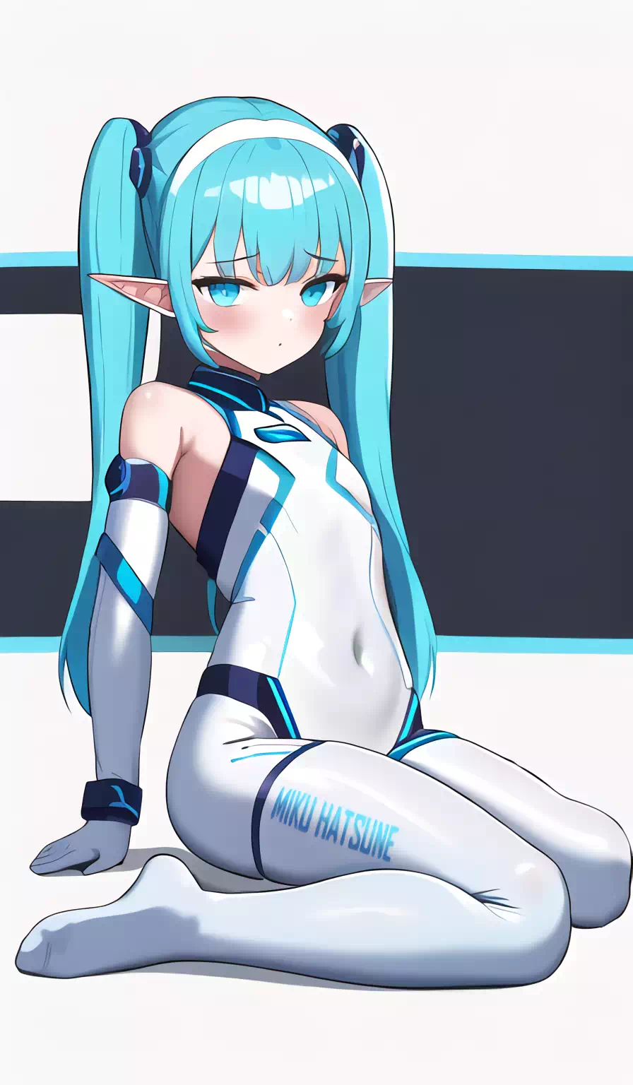 Cosplaying Miku