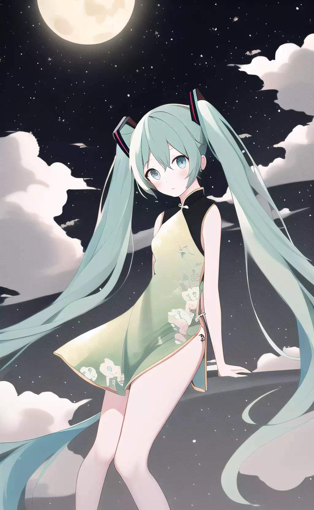 China Dress moon Miku