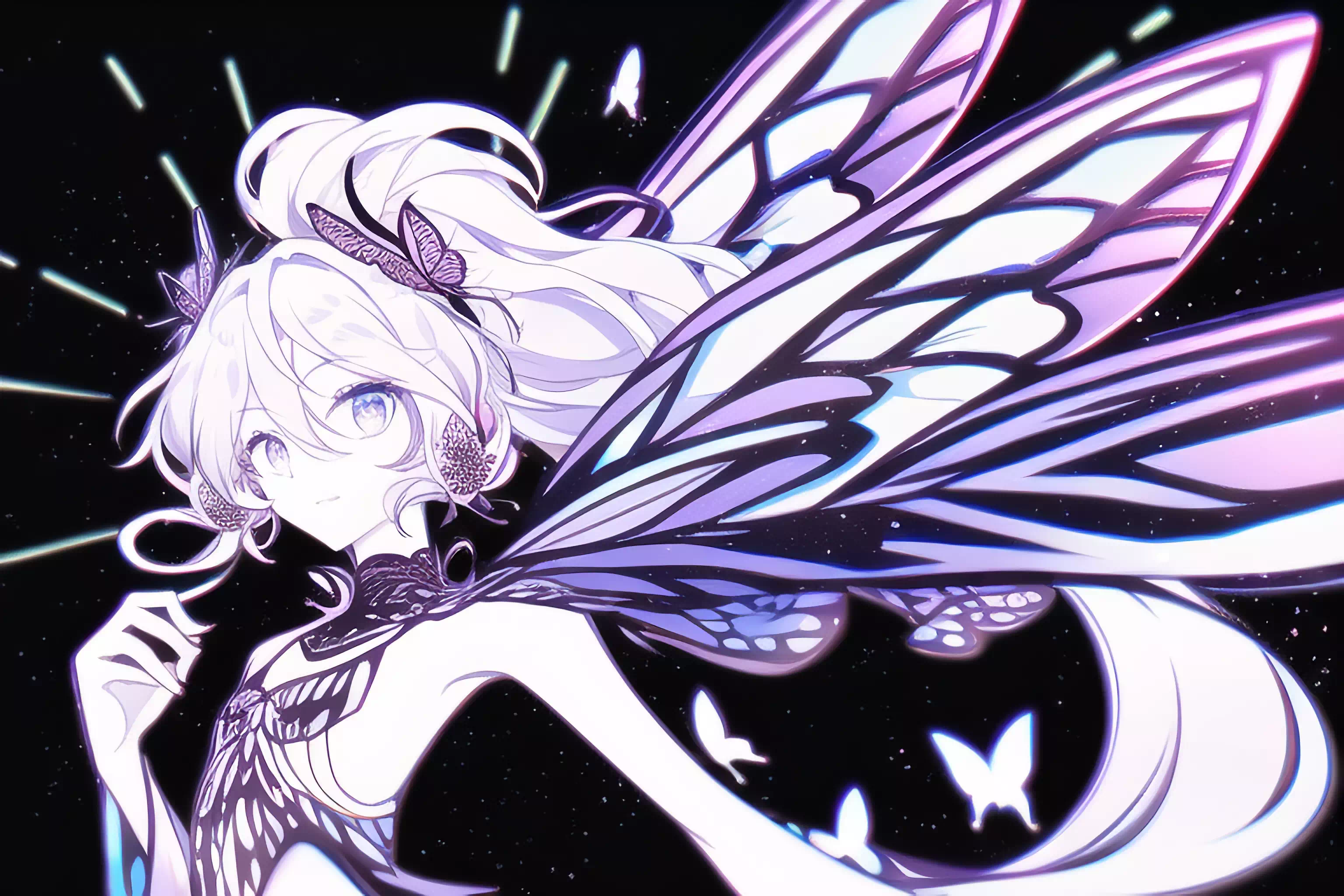 Dark butterfly miku