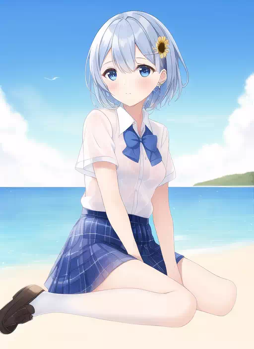 【NovelAI】レム 夏制服