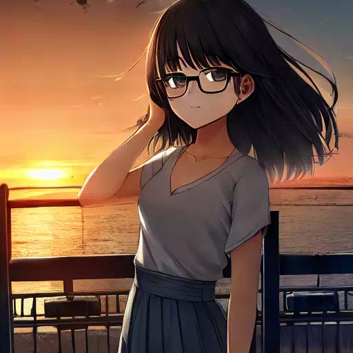 眼鏡っ娘 女子高生6