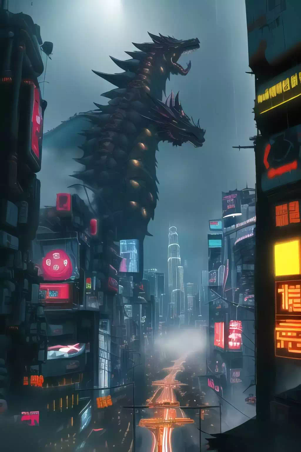 怪獣が出現した都市