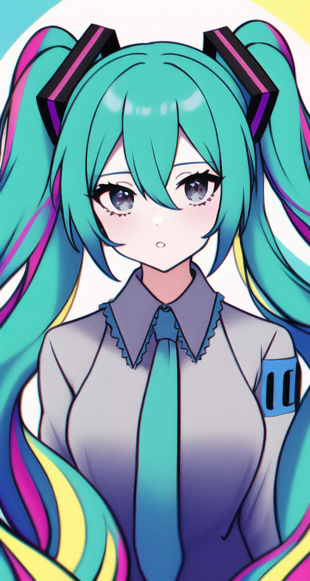 Retro styles Miku