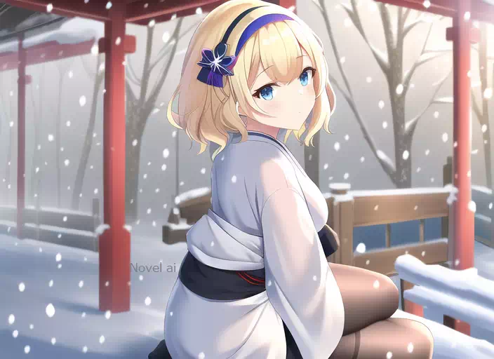 自分のイラストをnovelaiで補わせてみた