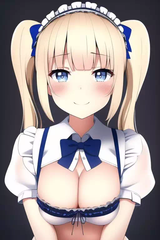 金髪巨乳メイド