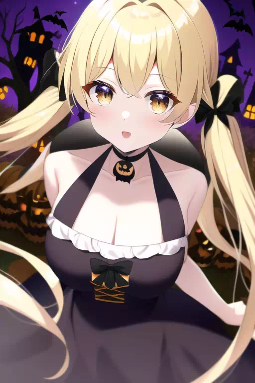 [Halloween] Ai Blonde Twintail