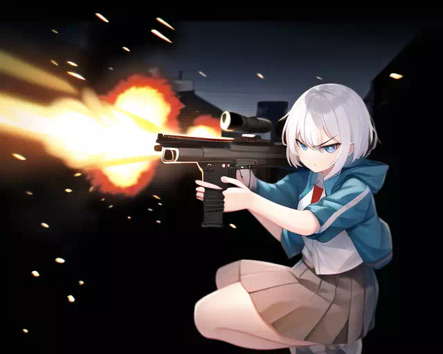 銃と女の子