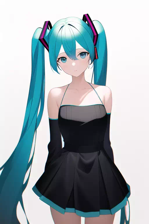 Miku Black Dress