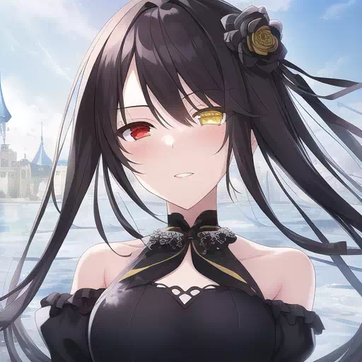 Tokisaki kurumi black dress