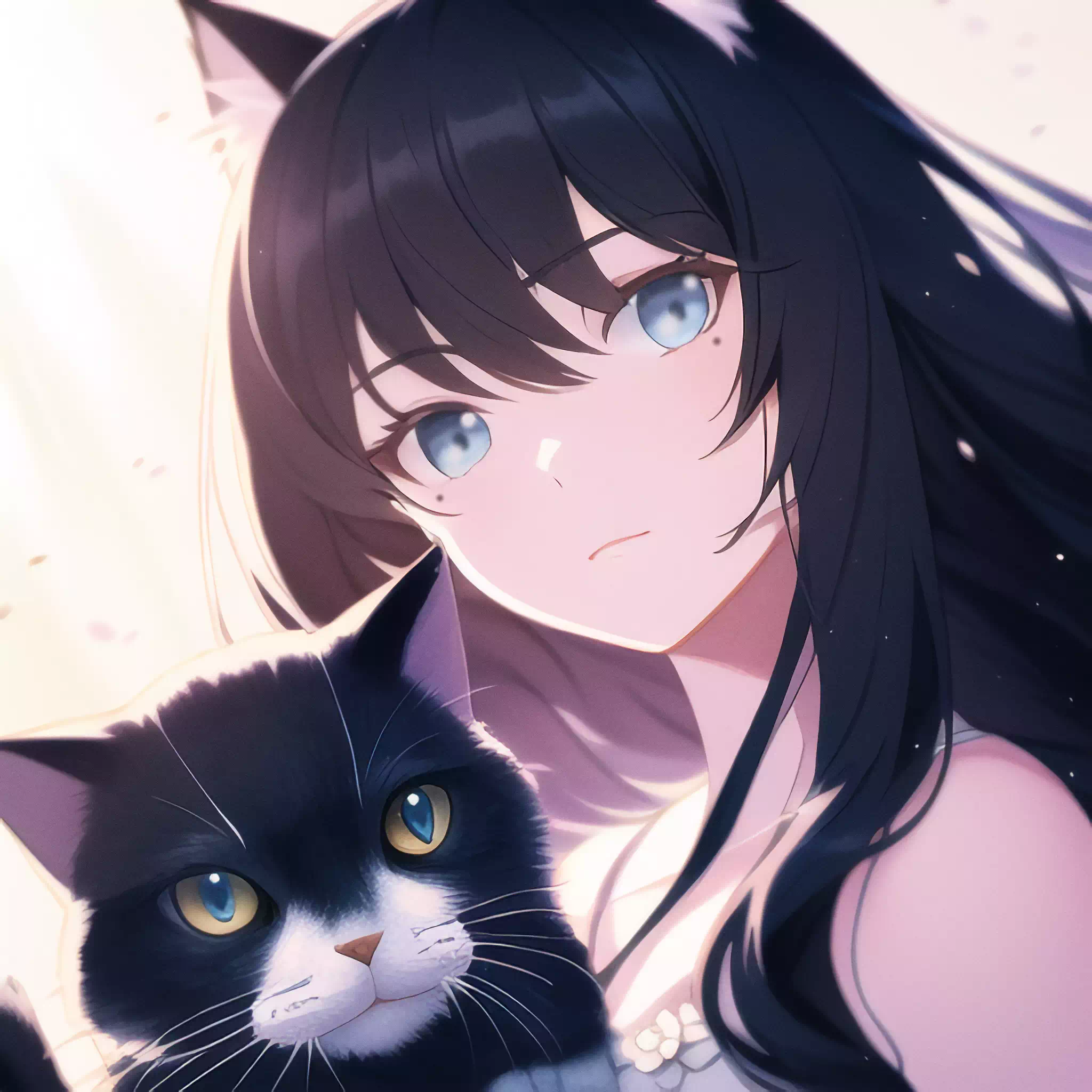 猫と猫耳娘??
