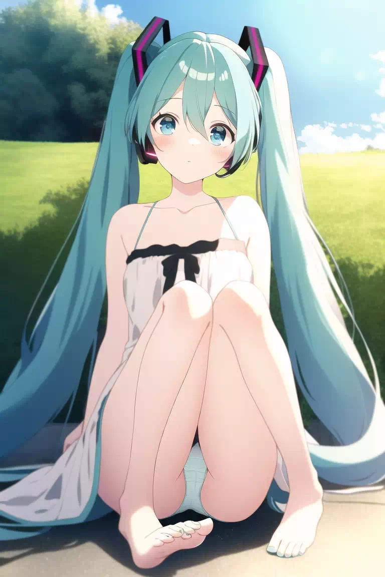 Sits or nature Miku