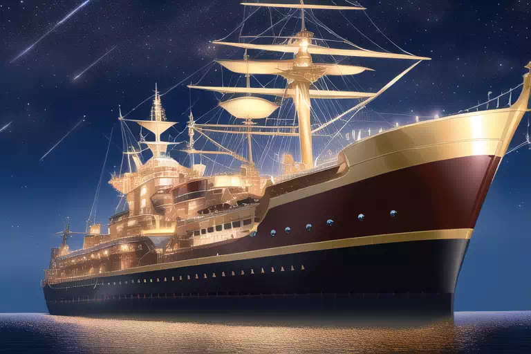 Gold ship