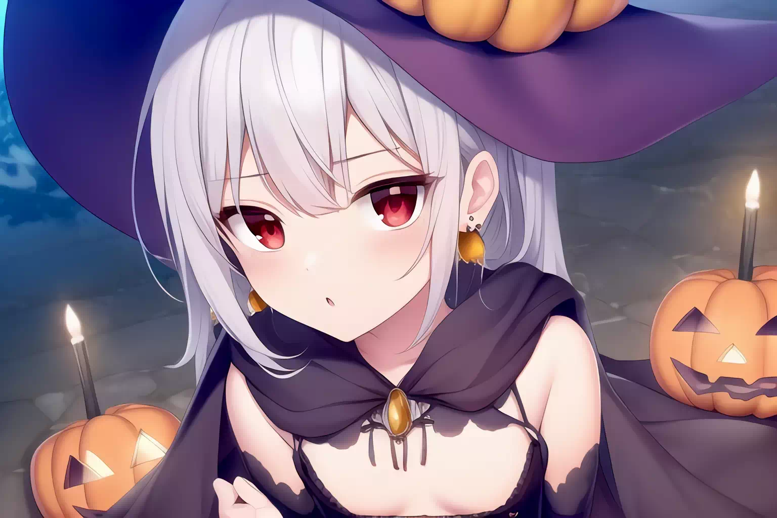 NovelAIハロウィン魔女