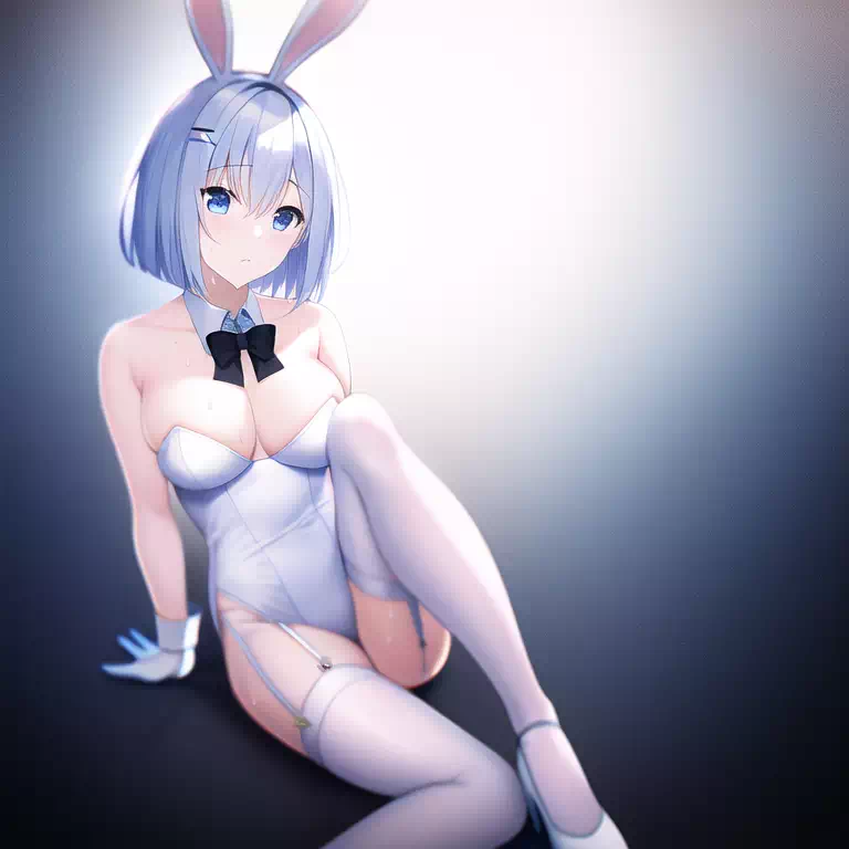 Origami bunny suit