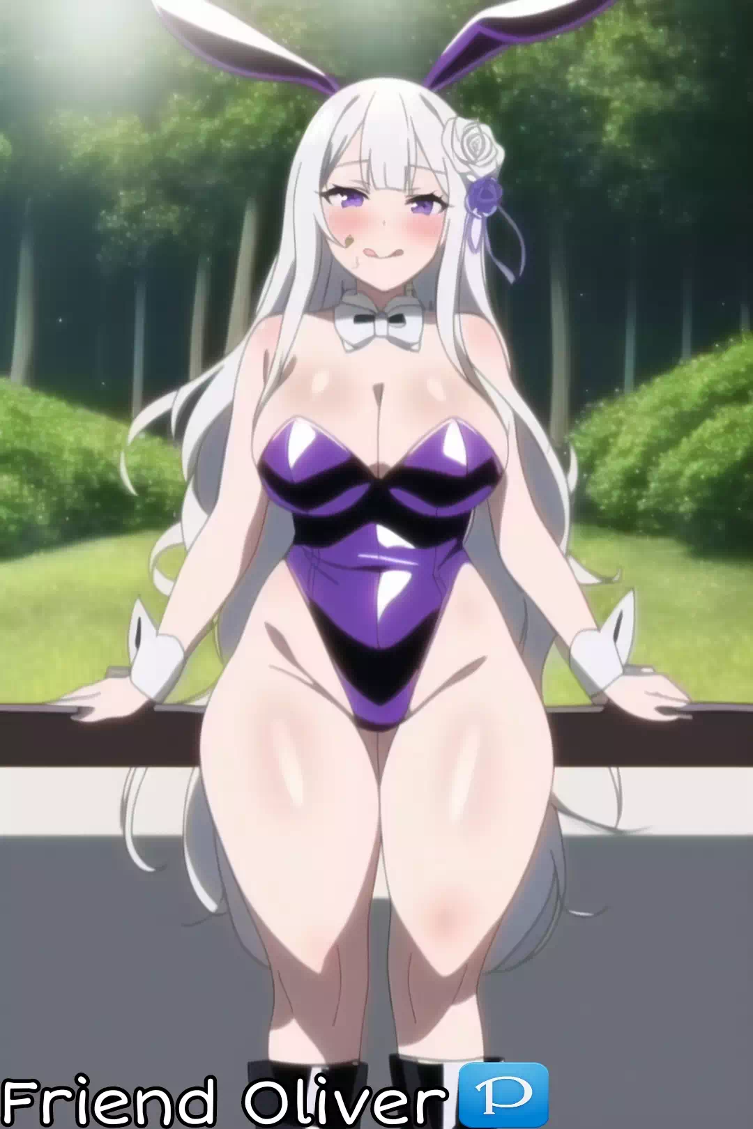 Emilia bunny girl 2