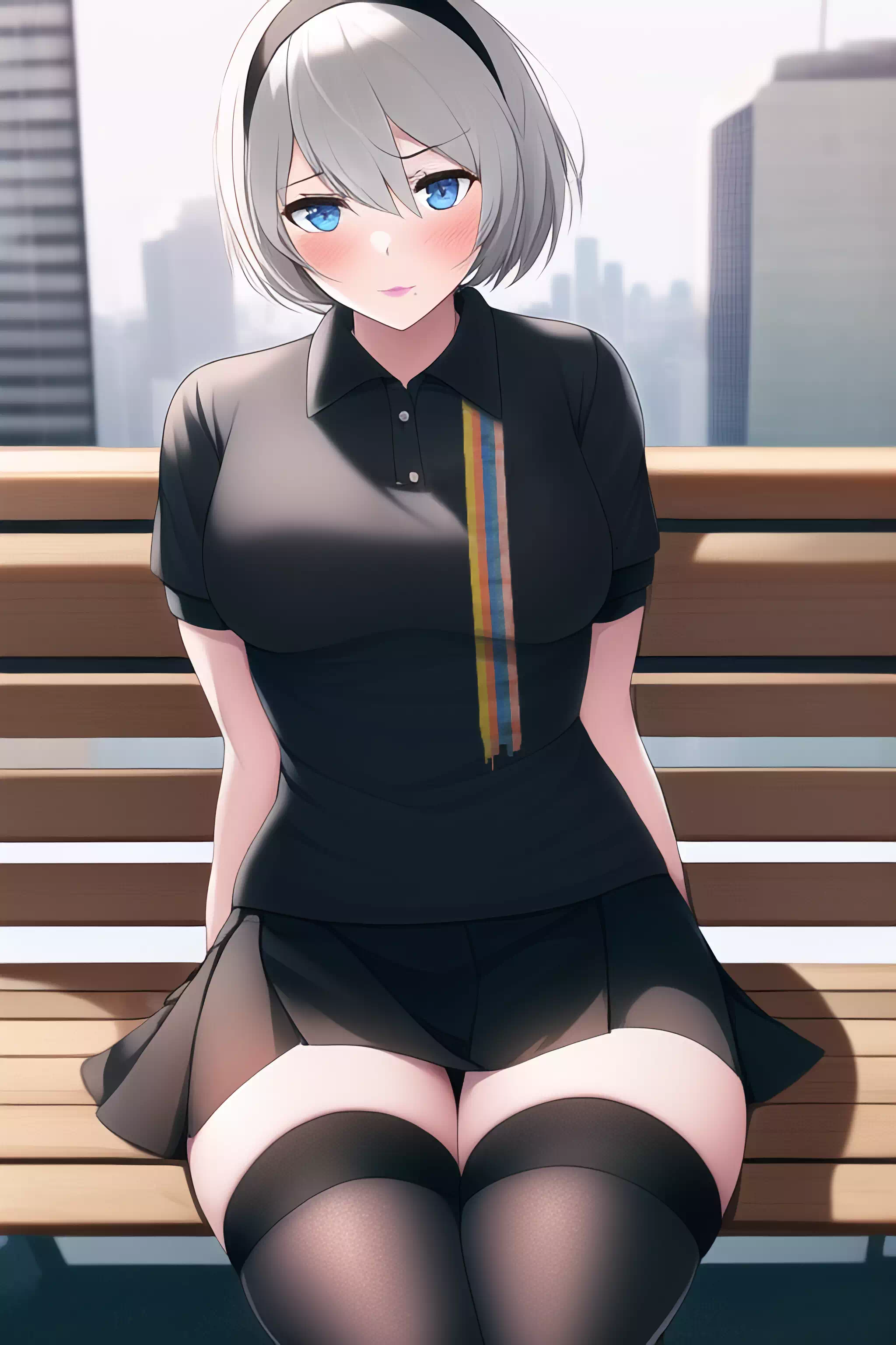 2b in casual clothes