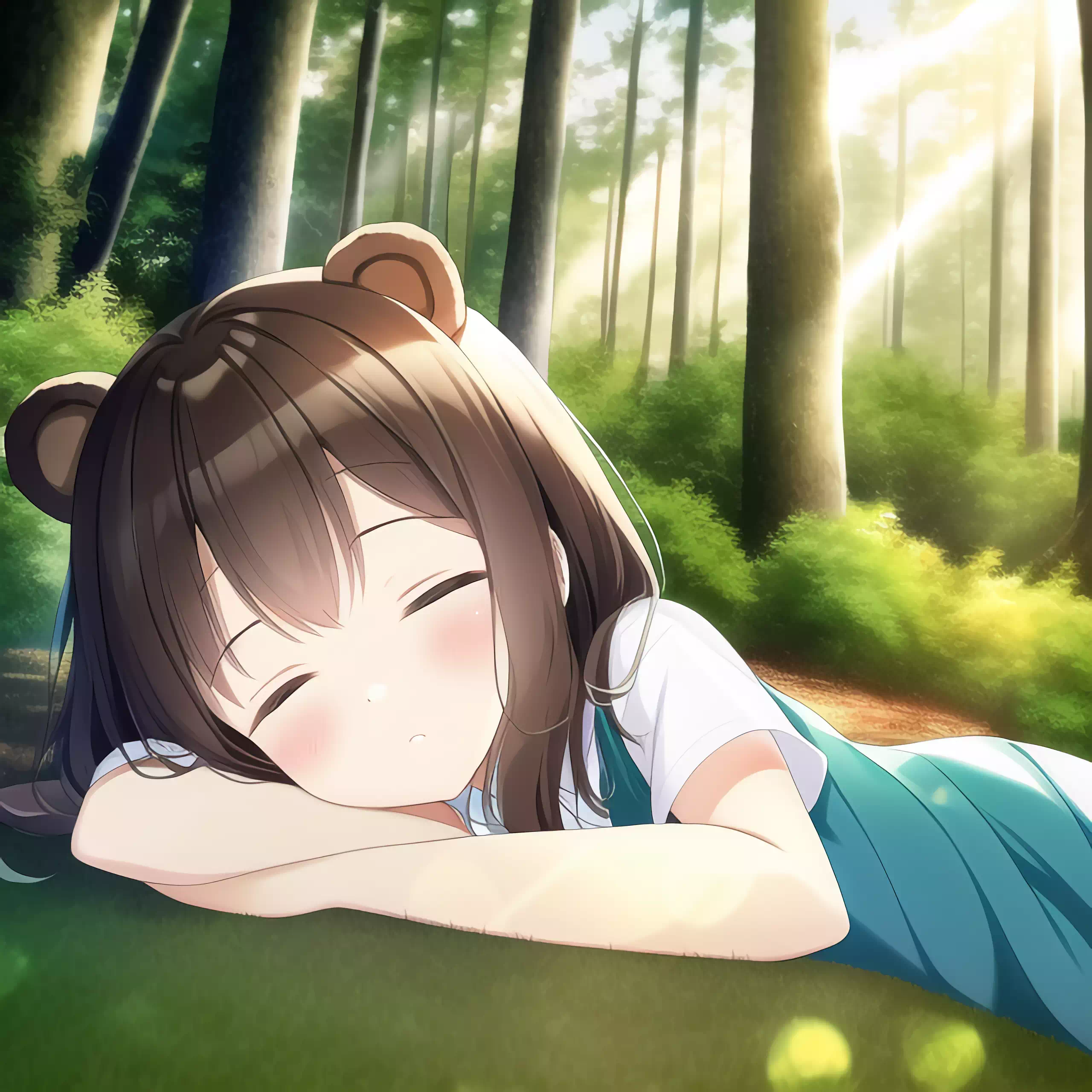 Sleep Kuma Girl