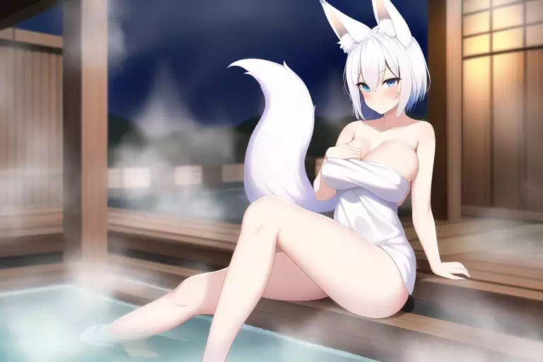 Kaga on bath