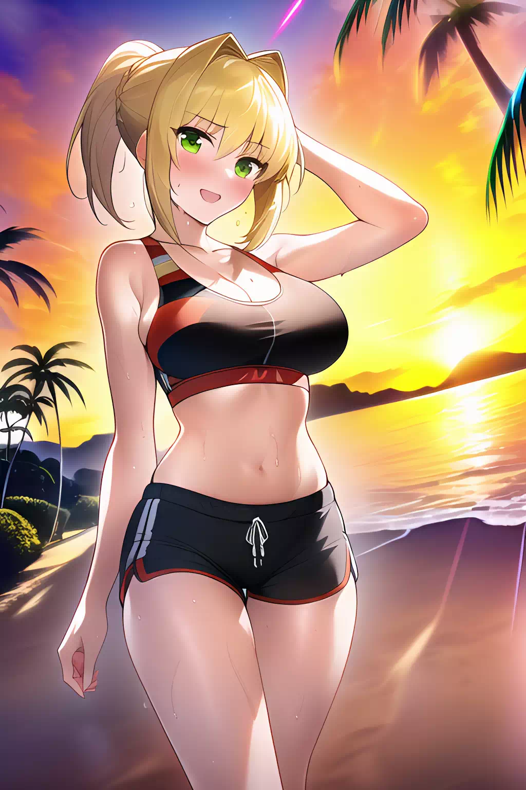 Nero Claudius on the beach