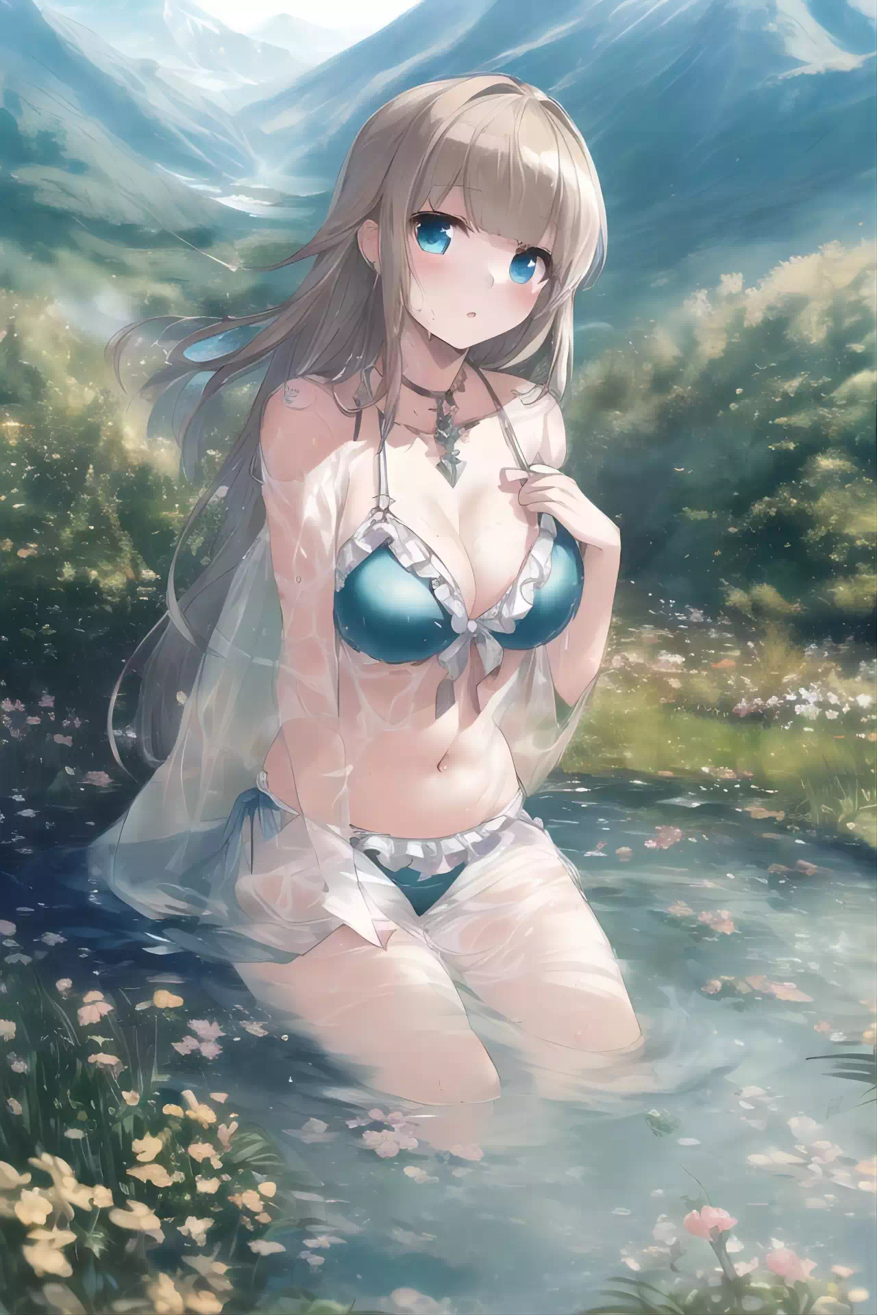 水着少女