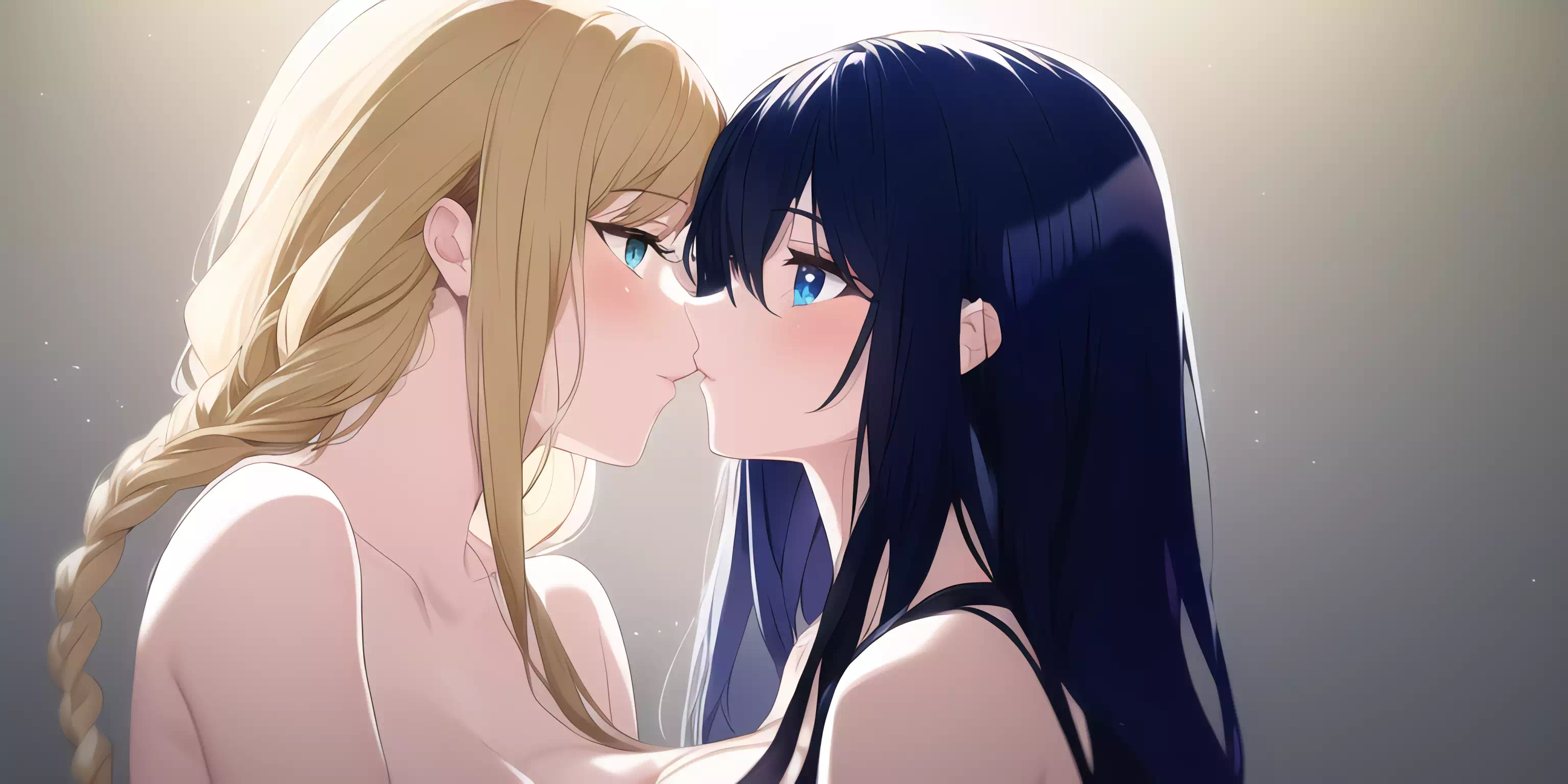 百合で出力された画像(yuri)