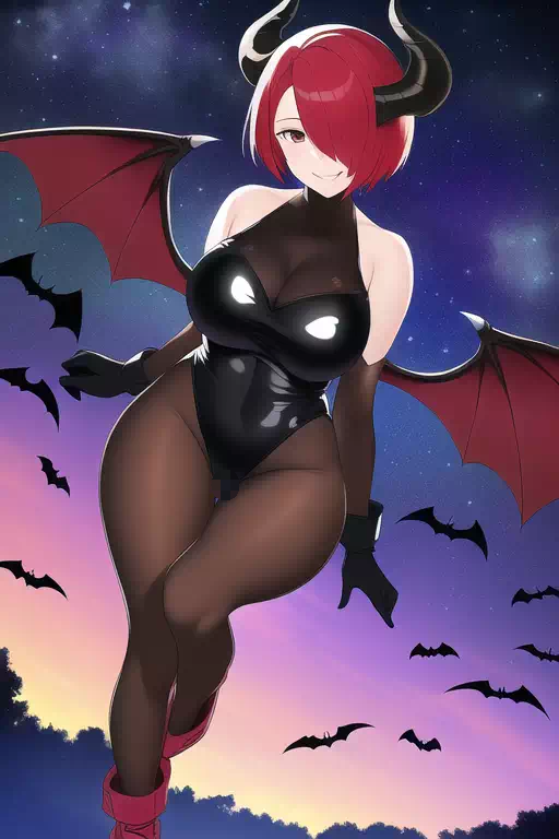 ハロウィンの悪魔娘