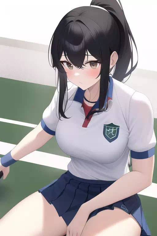 Akeno at Tennis Competition