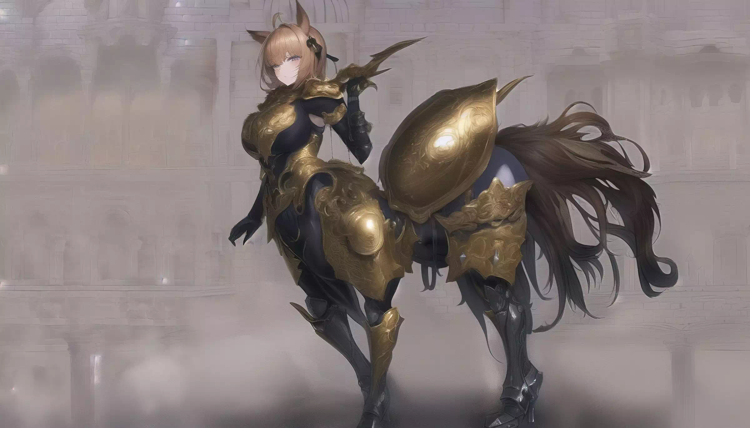 mechanical uma Centaur girl(諦めた)