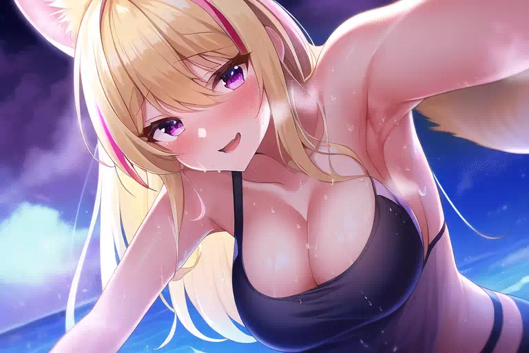 フェネックレディの腋 69 (Horizontal Ver.)