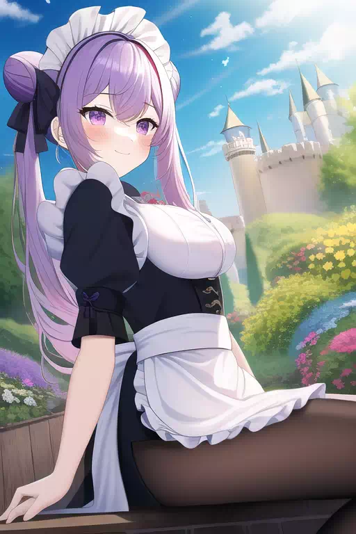 原神 メイド服 刻晴 Maid Keqing 11