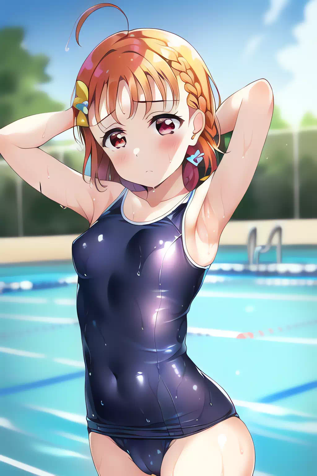 [AI]スク水ようちかりこ