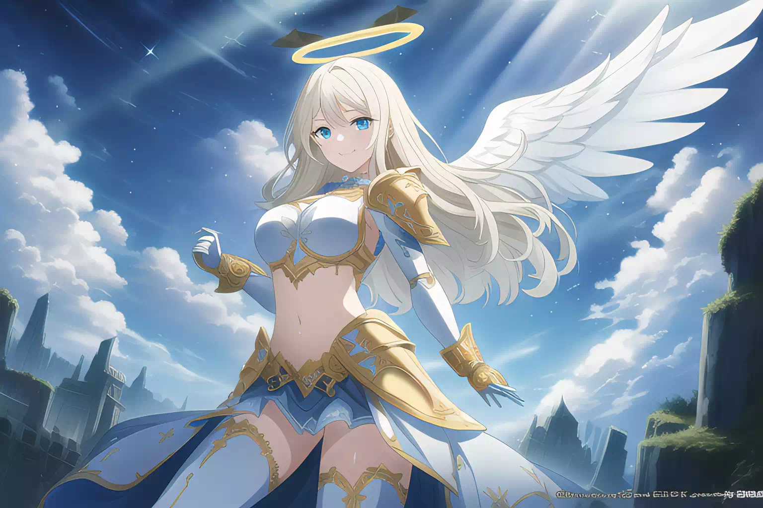 Angel of dawn&#8217;s light